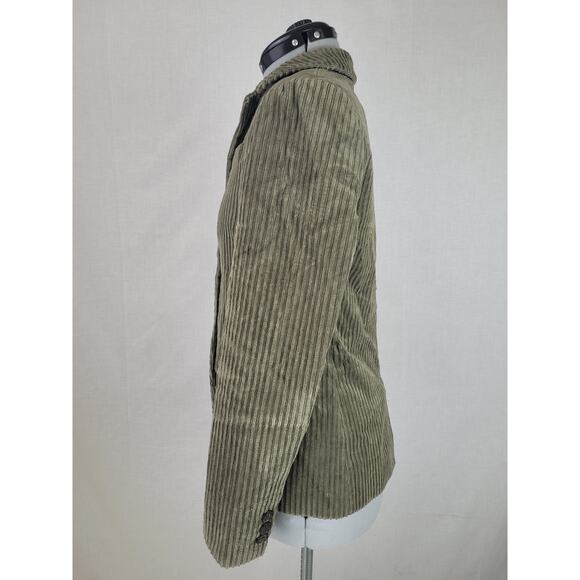 J.Crew Green Corduroy Blazer Jacket Sz 6 - Picture 8 of 10